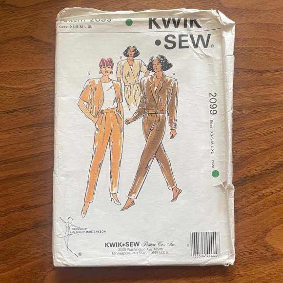 5 Vintage Sewing Patterns 1980s/90s Lot S/M - Picture 4 of 11